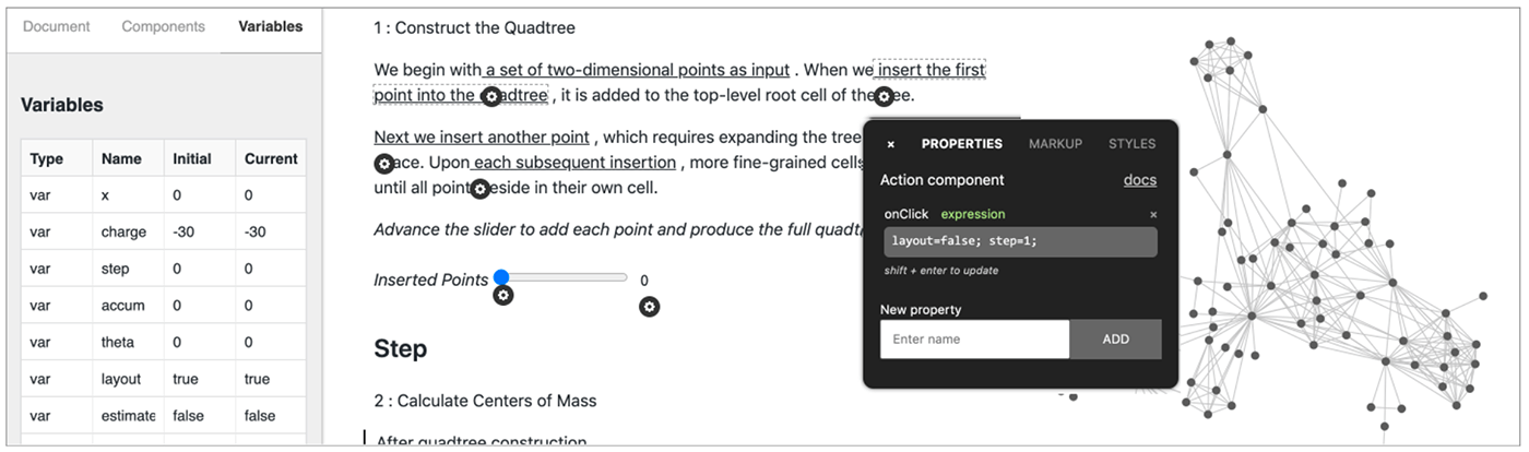 Figure for Idyll Studio: A Structured Editor for Authoring Interactive & Data-Driven Articles